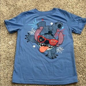 Disney Blue Stitch Short Sleeve Tee